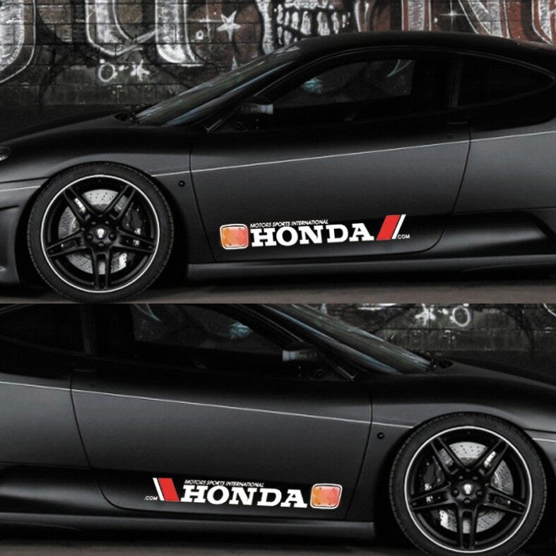 For Honda Car Decoration Scratch Blocking Sticker Suitable for Honda City/C70/Vezel/Stream/Fit/Freed/Civic/CRV Accord/Jazz/HRV/CRZ