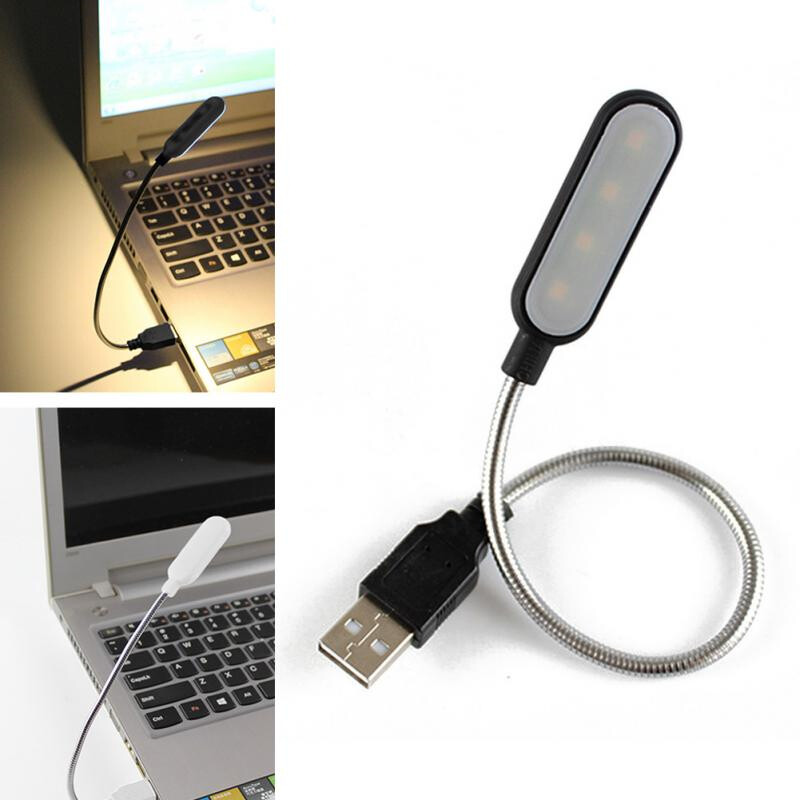 Đèn Ngủ USB Có Thể Gập Lại Đèn Bàn Đọc Sách Mini LED Đèn Ổ Cắm Điện Máy Tính Xách Tay Tiện Dụng Để Trang Trí Bàn Làm Việc Đèn Bàn Phím Máy Tính