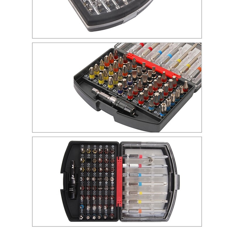 56PCS Security Screwdriver Bit Sets Magnetic Bit Set for Drill ...