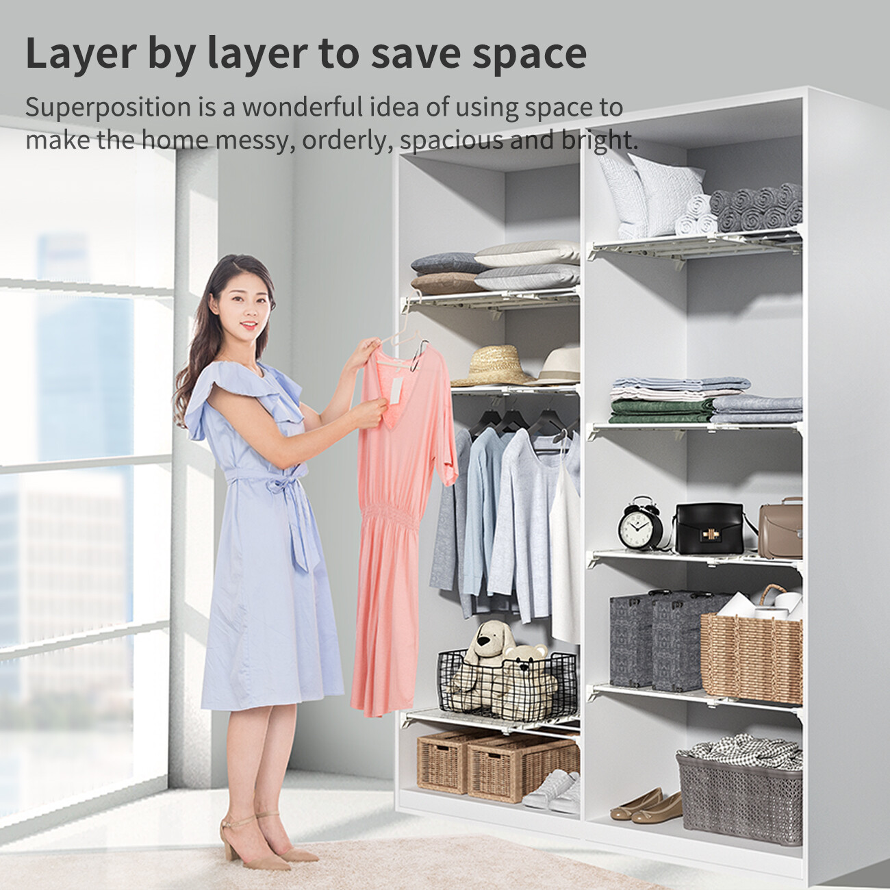 CNMF Hộp Đựng Giày Có Tấm Lót Điều Chỉnh Được