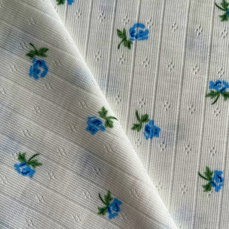 Vải vải dệt hoa họa tiết hoa xuân hè áo sơ mi quần áo tự làm vải thủ công may chất liệu 1 mét tj8595