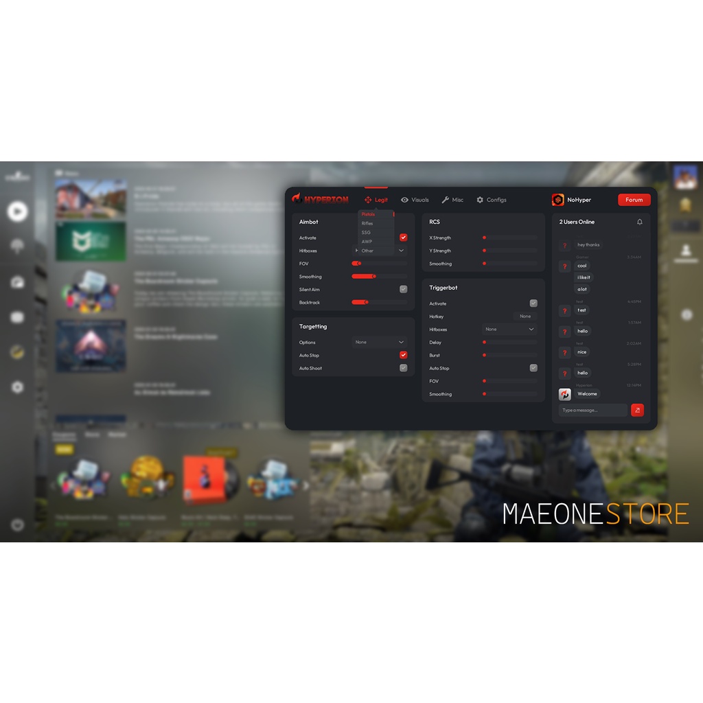 [MAEONE] HYPERRION CSGO HACK | 👑 THE LEGEND OF LEGIT CHEAT 👑 | 🔖 ...