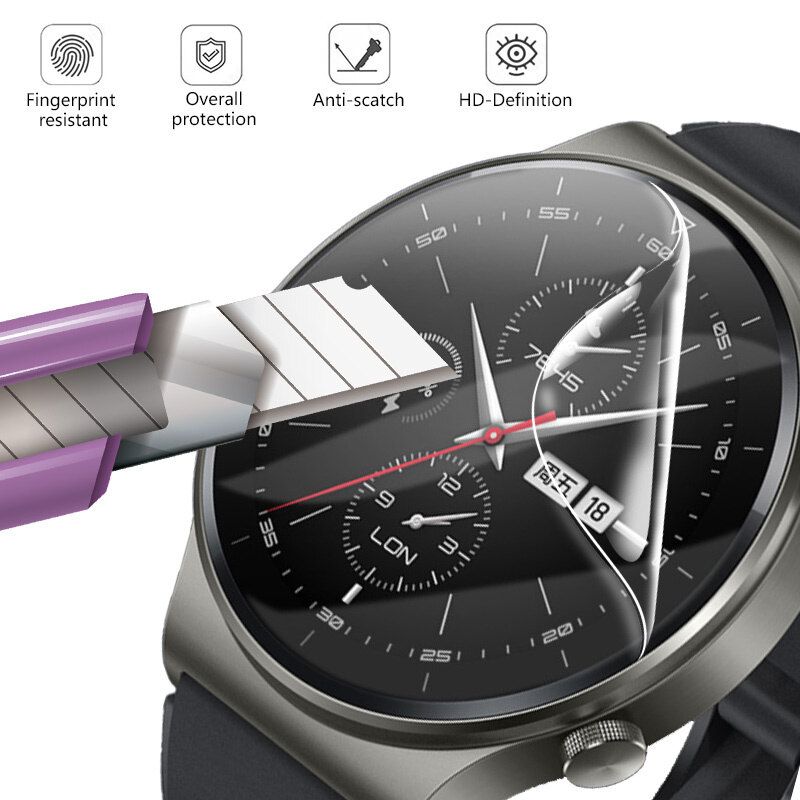For Xiaomi Watch S1 Tempered Glass Screen Protector Anti-scratch Cover