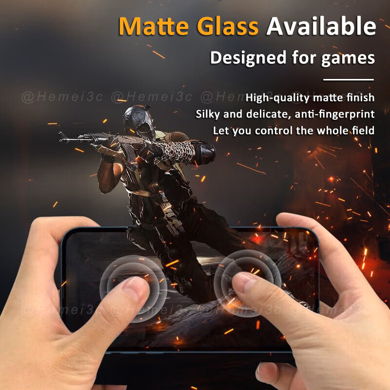 For Google Pixel 8 Pro HD /  Matte  Full / Non-full Coverage Explosion-proof Tempered Glass Screen Protector
