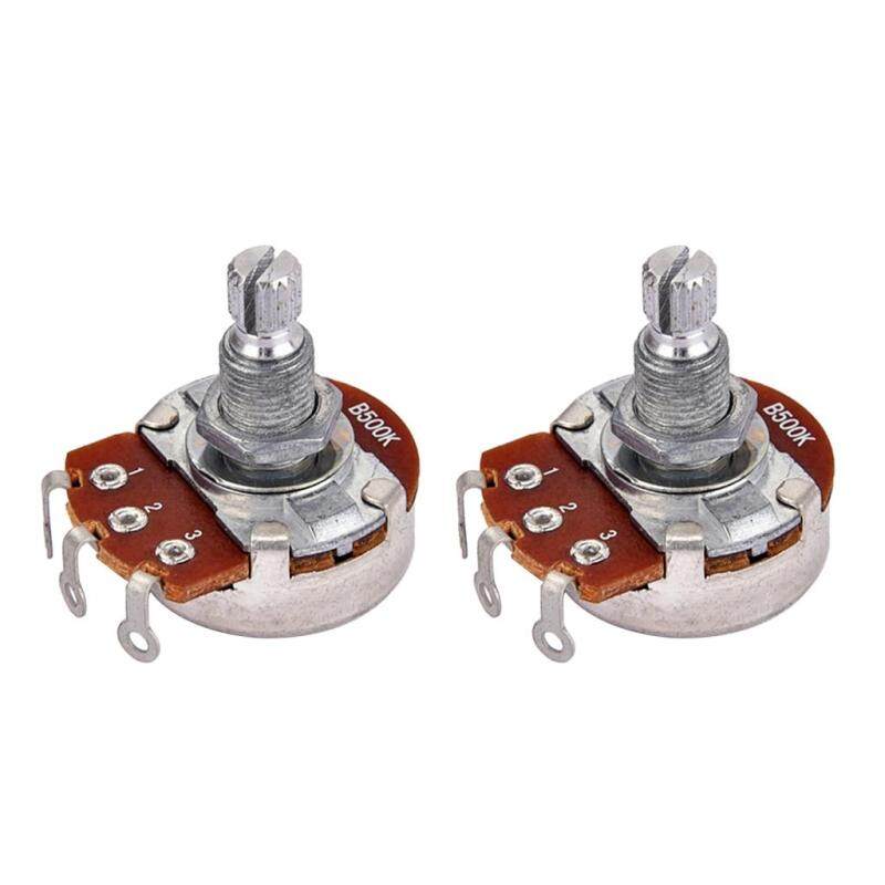 Baoblade 2x B500K Taper Potentiometer Pot Alpha 18mm Split Shaft for Electric Guitar Malaysia