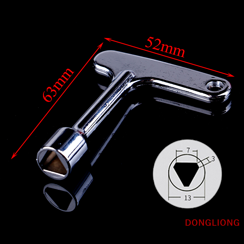 DONGLIONG Triangle Key Wrench Train Electrical Cabinet Elevator Door Key