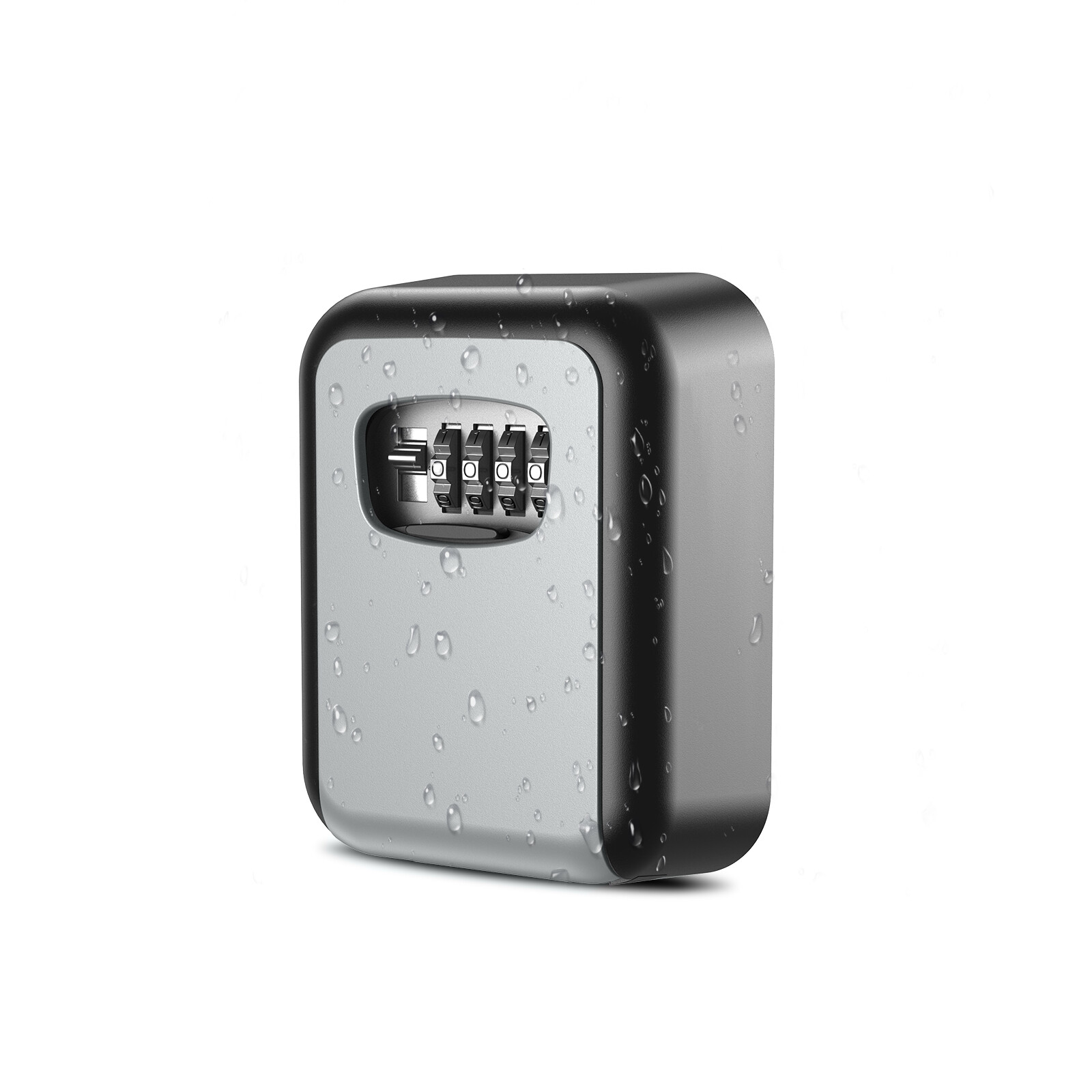 Key case, 4 digit combination box lock, digital combination anti-theft lock, outdoor portable lock, suitable for home, office, outdoor, gym office cushion covers