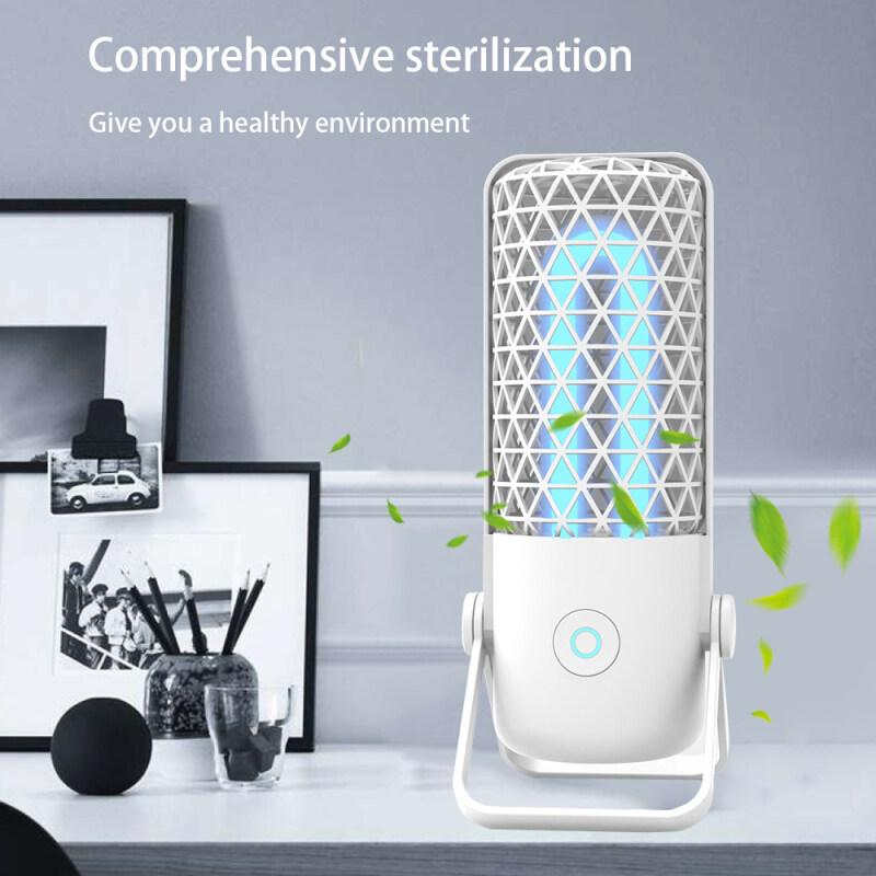 Đèn Khử Trùng UV Gia Dụng Khử Trùng Đôi 2.5W Sạc USB Di Động Khử Tia UV Nhanh/Khử Trùng/Khử Mùi Cho Ma-sk/Khăn/Tủ Giày/Xe Hơi/Tủ Lạnh/Bộ Đồ Ăn