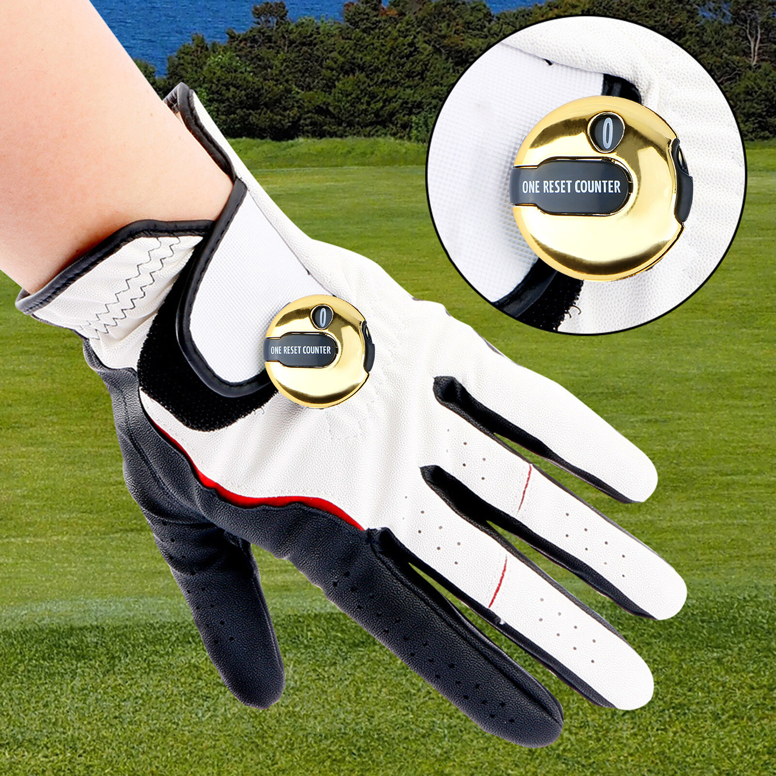 SHN Golf Score Counter User-friendly Portable Golf Stroke Counter with Quick Reset Keep Score Easily for Golf Lovers in Asia