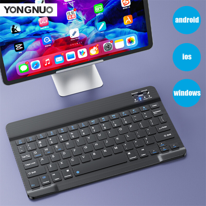 Bộ Chuột Bàn Phím Mini Không Dây Tương Thích Bluetooth Có Thể Sạc Lại Tương Thích Cho Android Ios Windows