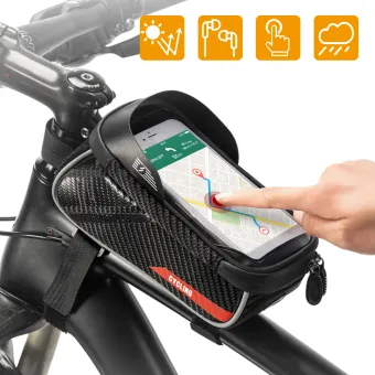 bike phone mount bag