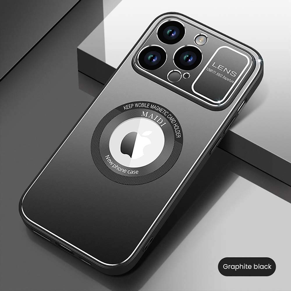 Camera Lens Protection Phone Case For iPhone 14 13 12 Pro Max 11 14Pro Max Shockproof Matte Wireless Charge LOGO Hole Back Cover