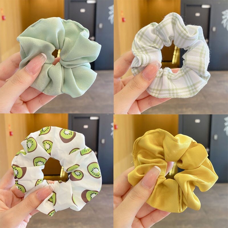 Summer Fashion Fruit-shaped Stretch Satin Fabric Hairbands