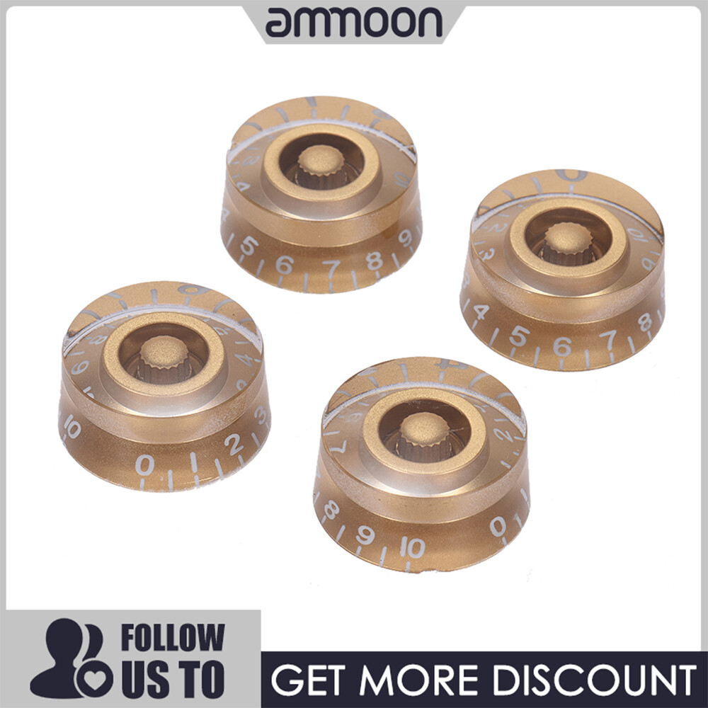 [ammoon]quà bí mật 4 cái tốc độ nút điều chỉnh âm lượng cho Gibson Les Paul Bộ phận thay thế cho Đàn Ghi-ta bộ phận đàn ghi ta điện