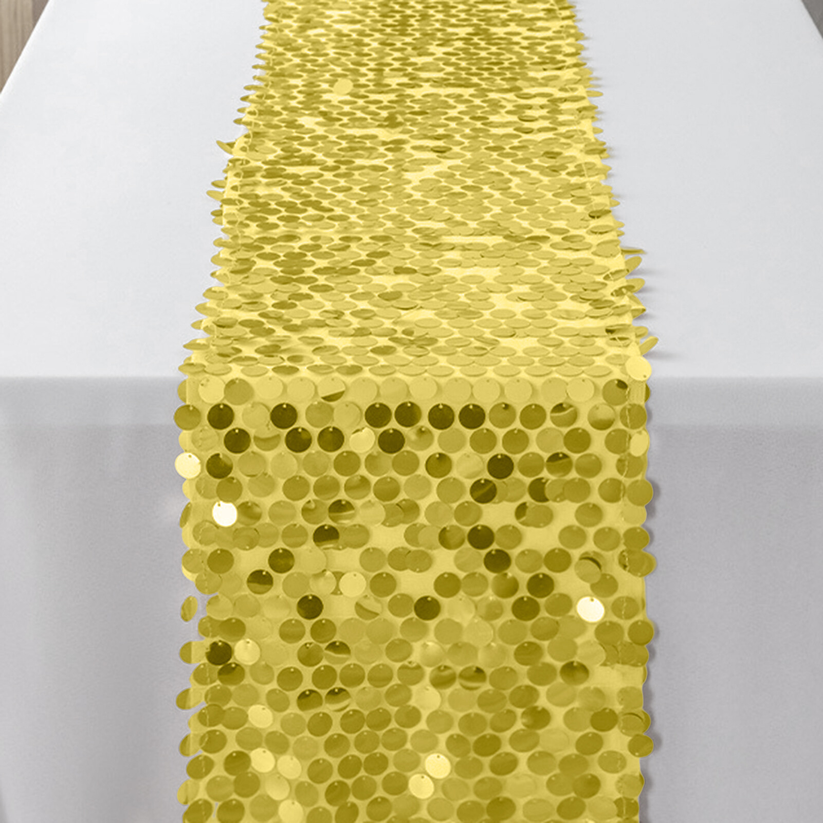 Table Runner Eye-catching Table Runner Shimmering Sequin Table Runner Long-lasting Vibrant Color Perfect Dining Table Decoration