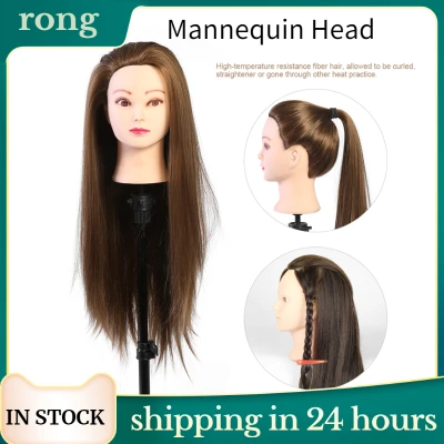 Makeup Mannequin Head Hairdresser Training Head Cosmetology Doll Head Blond Brown [FREE SHIPPING]