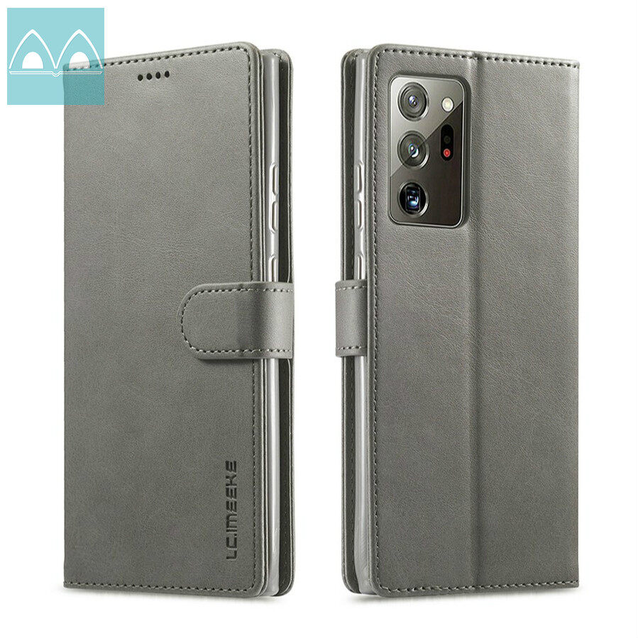 Magnetic Retro Flip Wallet Case For Samsung Galaxy Note 20 / Note 20 Ultra Leather Phone Cover Bags with Stand Card Slots Casing