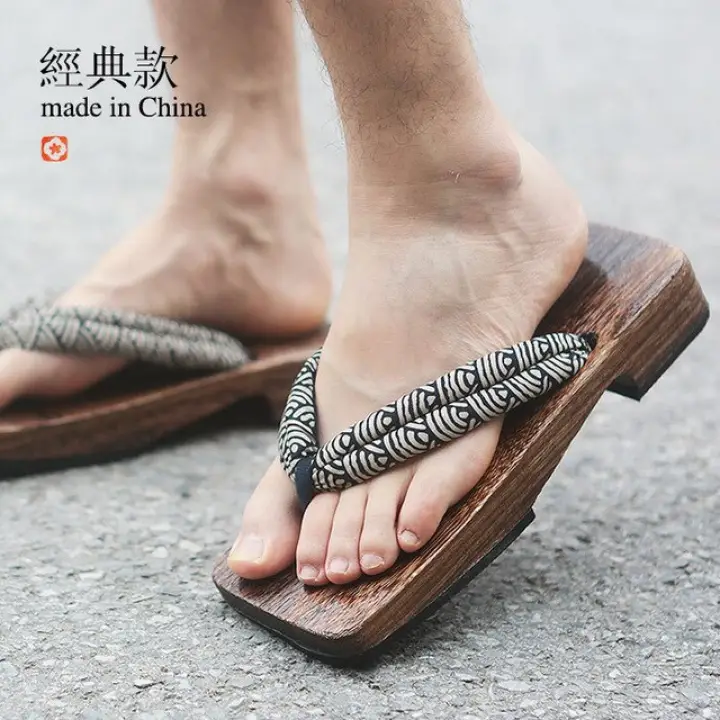 japanese wooden slippers