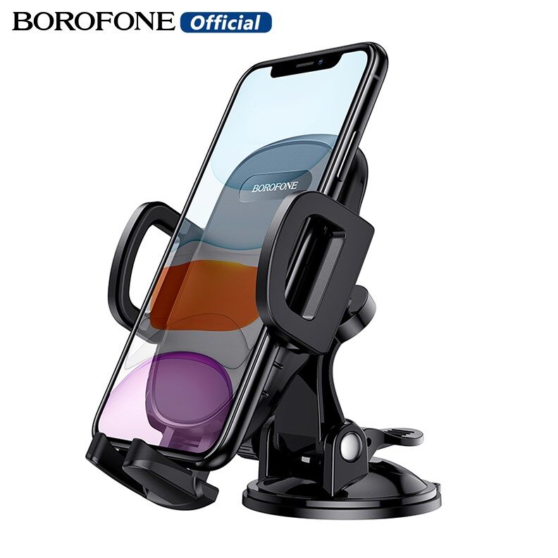 BOROFONE BH37 Universal Car Mount Cellphone Holder For all Intelligent mobile phone 360 Degrees Adjustable GPS Mount Stand For Samsung oppo a12 realme c15