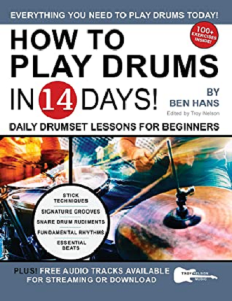 (Softcopy) How to Play Drums in 14 Days: Daily Drumset Lessons for Beginners Malaysia