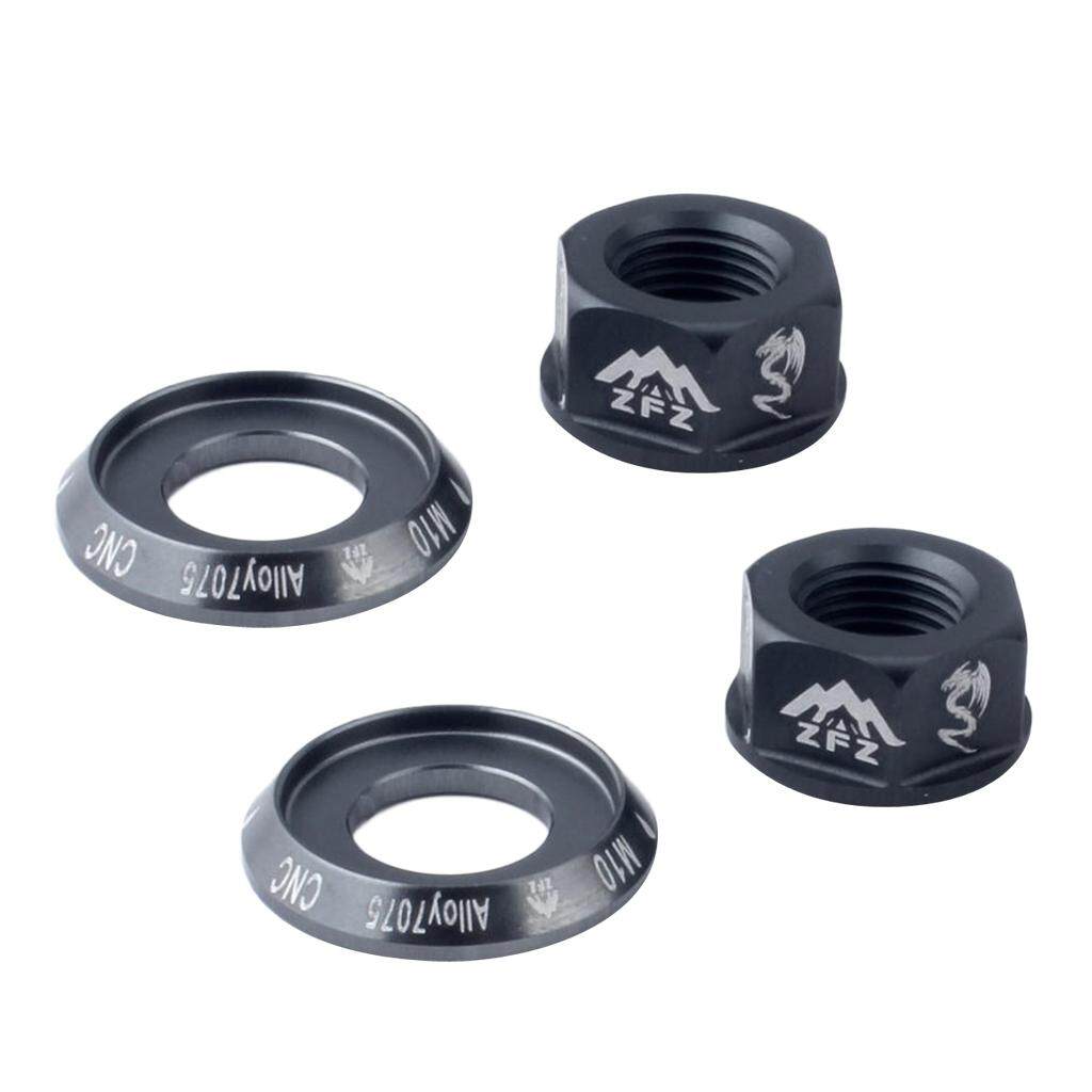 bicycle axle nut caps