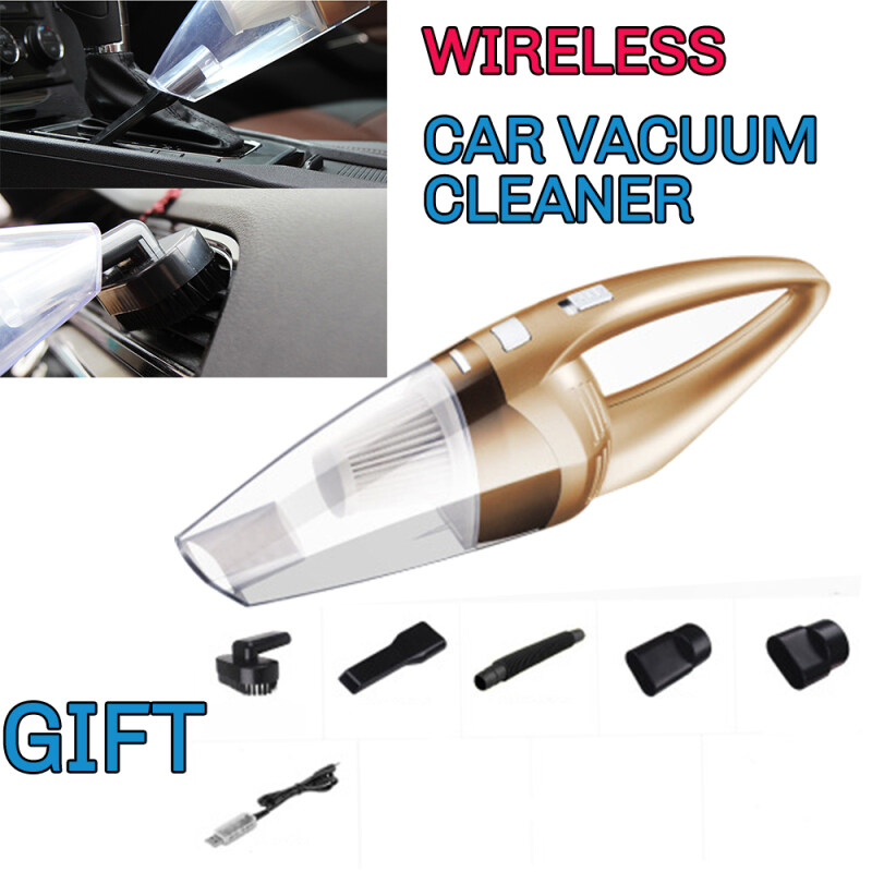 Máy Hút Bụi Gia Đình Di Động 12V 120W Máy Hút Bụi Cầm Tay Kép Ướt Và Khô Không Dây Mạnh Mẽ Máy Hút Bụi Bẩn Làm Sạch Xe Hơi