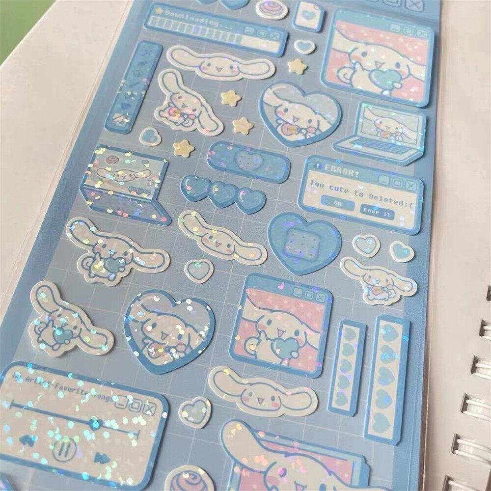 sanhe Glitter Stickers Decorate Notebook Accessories Phone Case Stickers