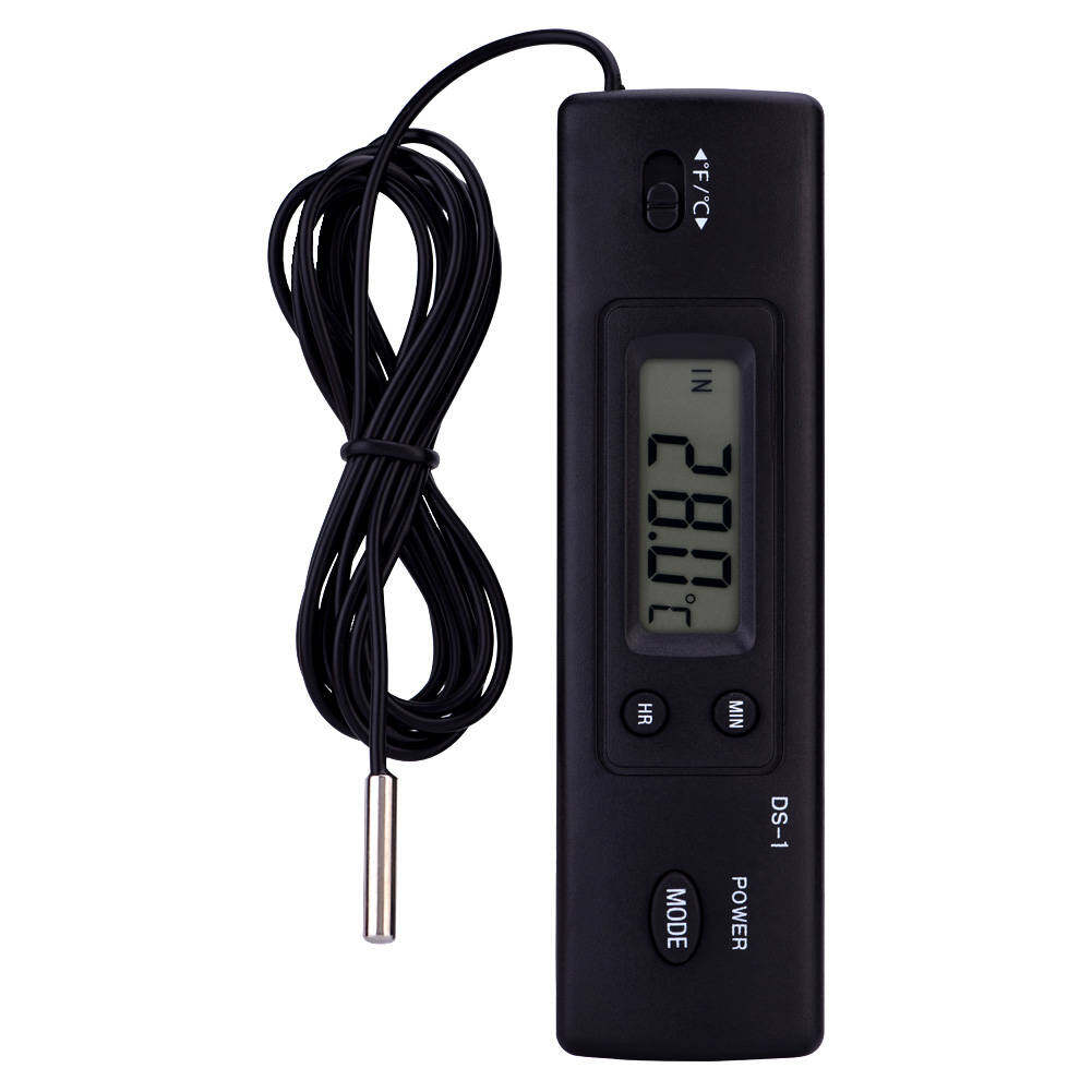 qianmei(Ready Stock+Shipping in 24 hours)Electronic LCD Digital Temperature Meter Thermometer Probe Sensor Wired for Refrigerator