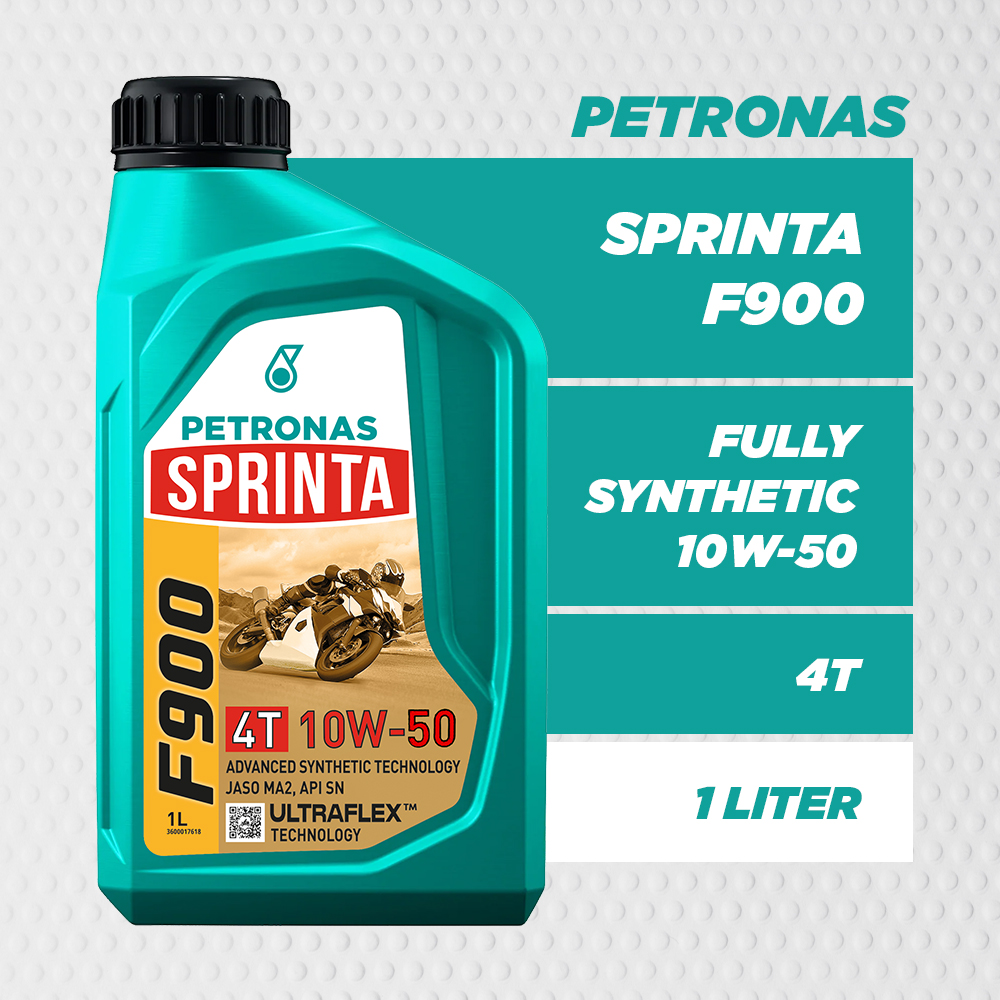 PETRONAS SPRINTA F900 4T 10W40 10W50 Fully Synthetic Engine Oil