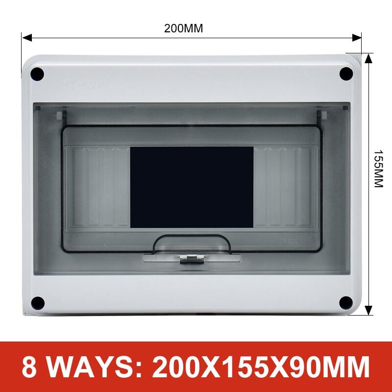 Hộp Phân Phối Điện Bằng Nhựa 5 8 12 15 18 24 Cách Hộp Ngắt Mạch Bảng Mạch Dây Nối MCB Chống Nước IP65 Ngoài Trời