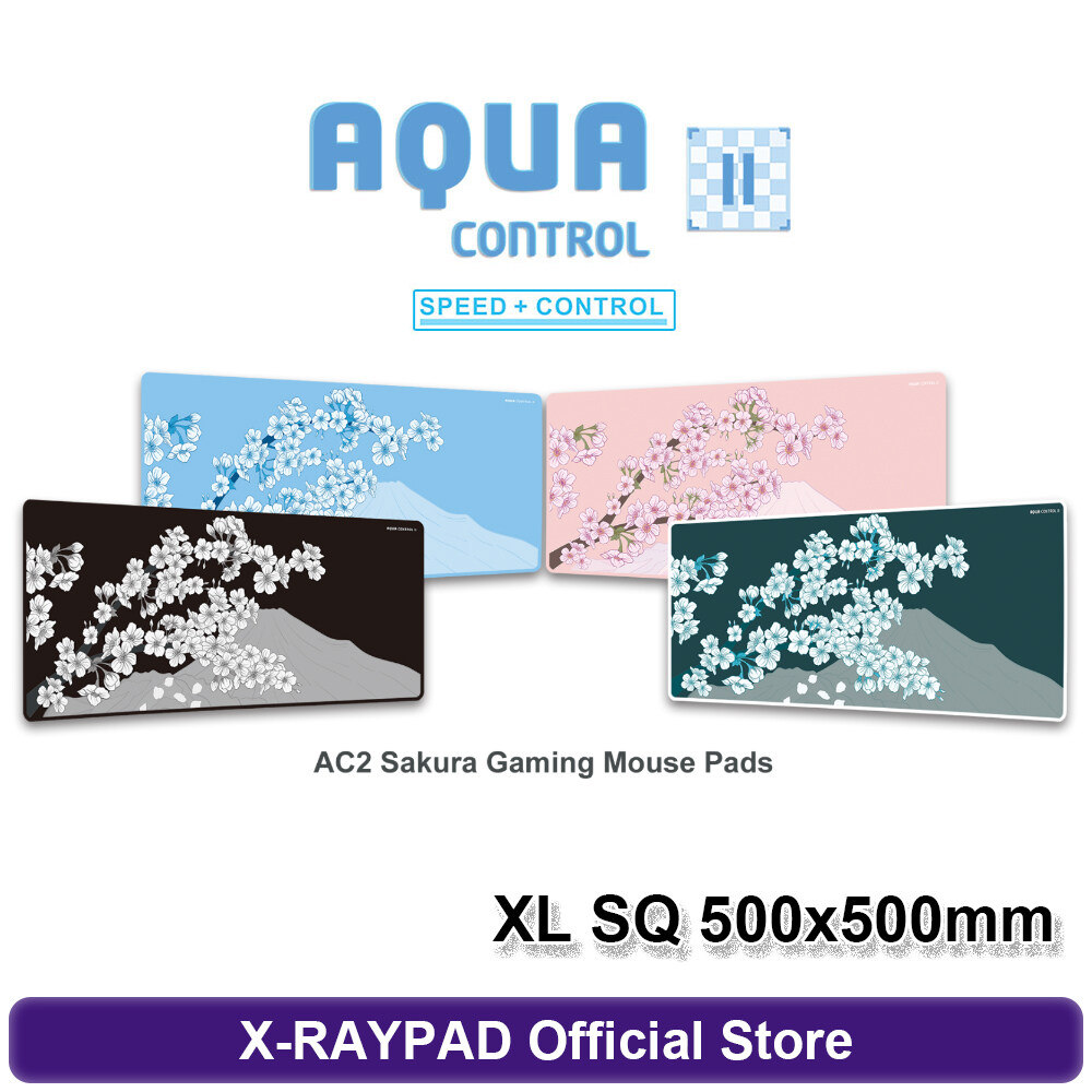 X-Raypad Aqua Control II Sakura Gaming Mouse Pads XL Square Size ...