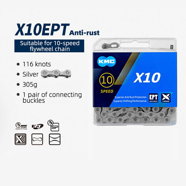 KMC Bicycle Chain X6 X7 X8 X9 X10 X11 Bike Chain Speed Road MTB Crankset Gold Silver Mountain Road Bike MTB Chains Equipment