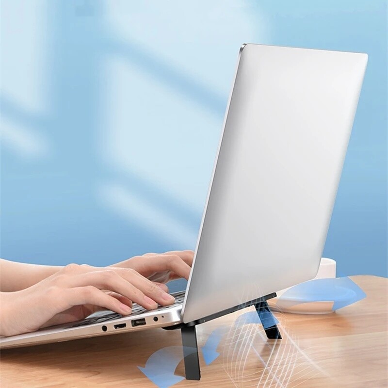 Laptop Xoay Lật Chân Đế Cho MacBook Lenovo Giá Đỡ Máy Tính Xách Tay Máy Tính Xách Tay Phổ Thông Khung Nhựa Keo Làm Mát Máy Tính Để Bàn Giá Đỡ