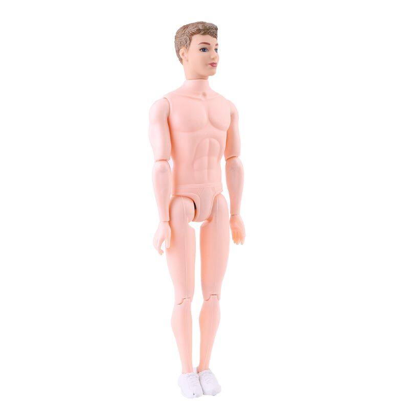 【Micheer】30cm 12 Moveable Jointed Nude Naked Dolls Doll Body White Shoe for Ken Boy Male Man Boyfriend Prince