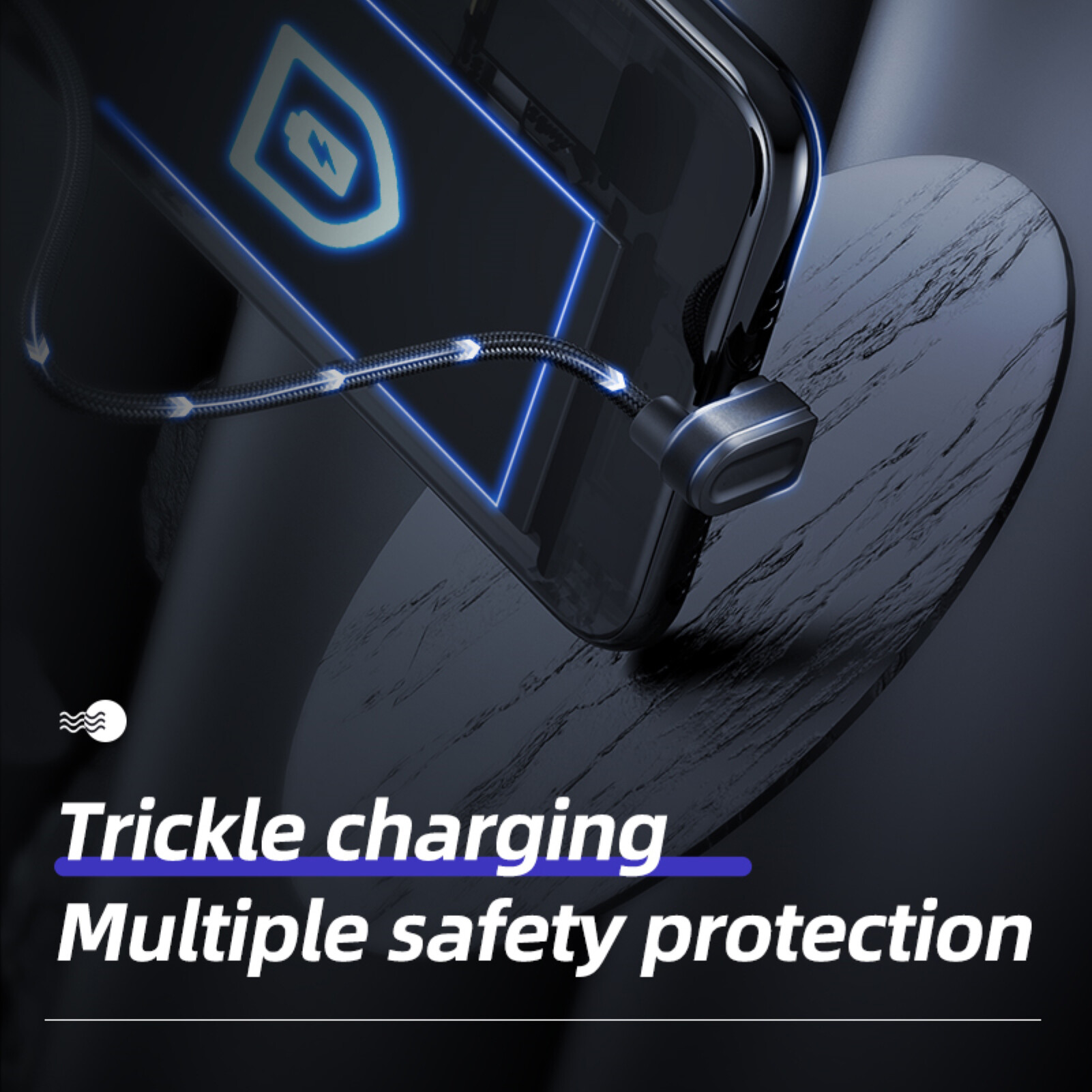 U-shaped Micro USB Type-c Mobile Phone Game Nylon Woven Fast Charging CableCharging Cable Elbow Mobile Game Data Cable Usb-C Mobile Phone Universal U-Shaped Cable