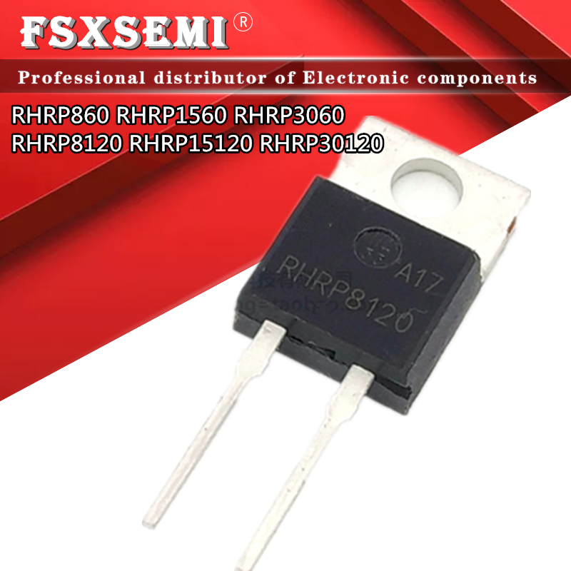 10PCS RHRP3060 TO220-2 rectifier diode TO-220 600V 30A RHRP860 RHRP1560 ...