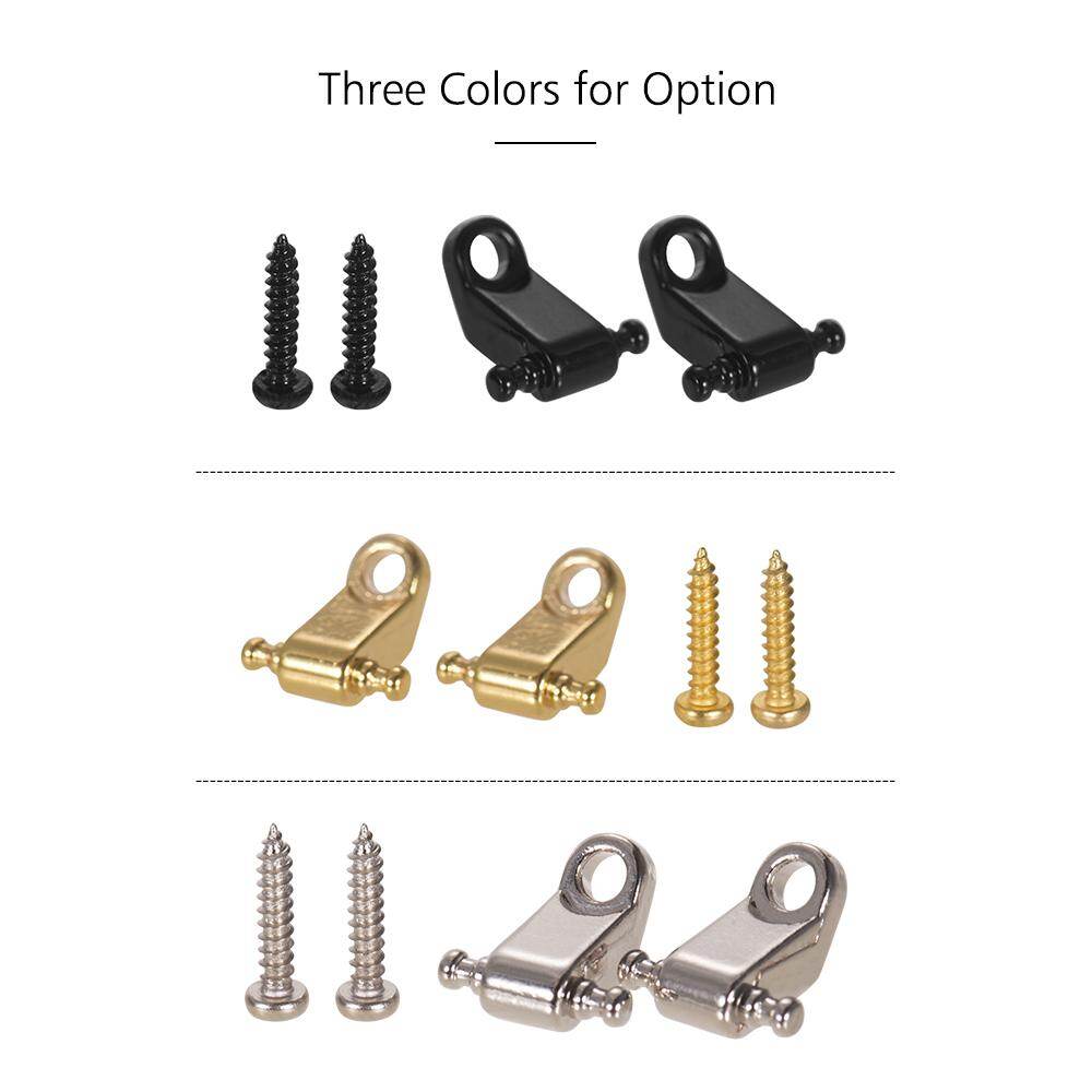 [ammoon]quà bí mật 2PCS Electric Guitar String Roller Retainer Guide Guitar Replacement Parts Accessories with Mounting Screws