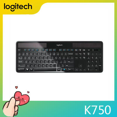 Logitech K750ไร้สายแป้นพิมพ์บลูทูธ,2.4แป้นพิมพ์ไร้สายกิกะเฮิรตซ์,น้ำหนักเบา,แหล่งจ่ายไฟเหมาะสำหรับคอมพิวเตอร์และสำนักงาน Logitech K750ไร้สายแป้นพิมพ์บลูทูธ,2.4แป้นพิมพ์ไร้สายกิกะเฮิรตซ์,น้ำหนักเบา,แหล่งจ่ายไฟเหมาะสำหรับคอมพิวเตอร์และสำนักงาน