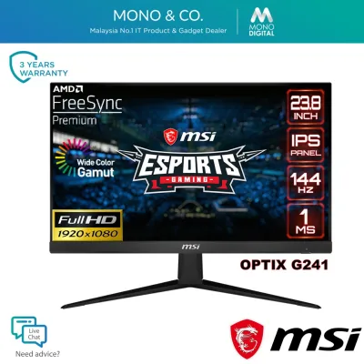 MSI Optix G241/G271 Gaming Monitor with FULL HD (24"/27"/1920x1080/144Hz/IPS Panel/1ms)