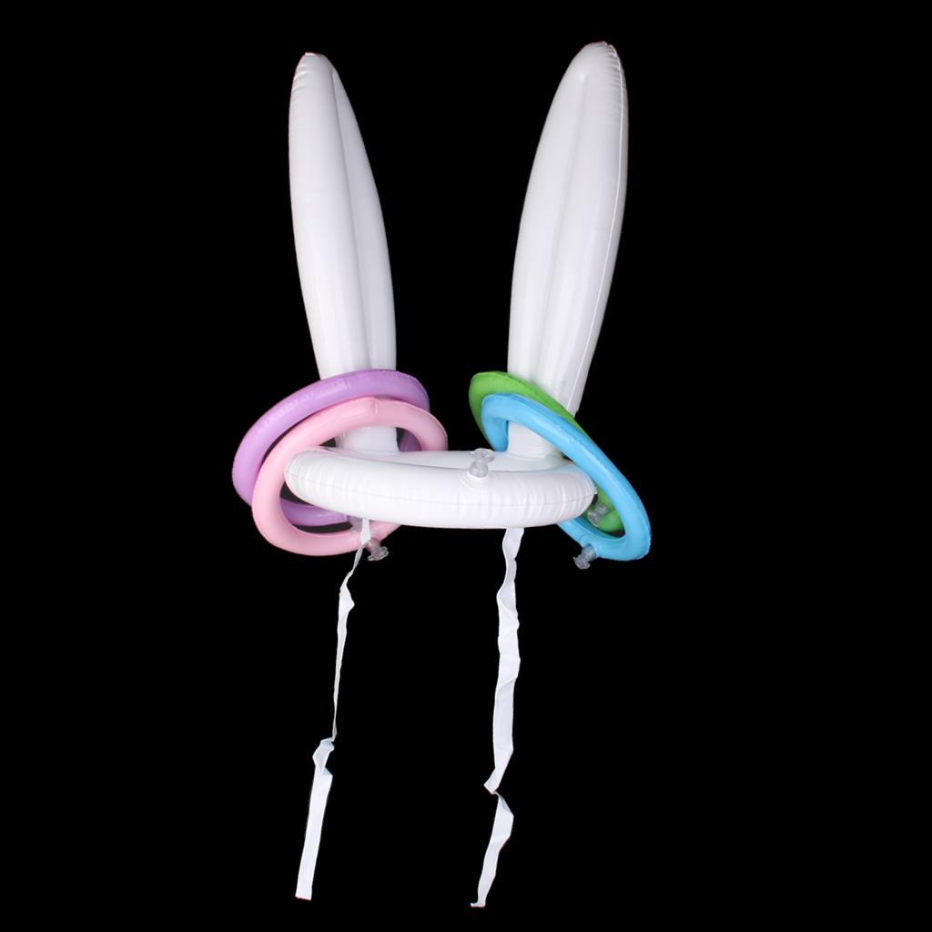 Ear Rabbit Ring CCFine Infatable Rabbit Easter Bunny Ears Rings Party Ball Pool Toss ...
