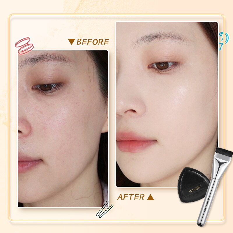 Imagic Bộ dụng cụ trang điểm chuyên nghiệp Cọ trang điểm xử lý chất lượng cao mút trang điểm bọt biển vật dụng có độ bền