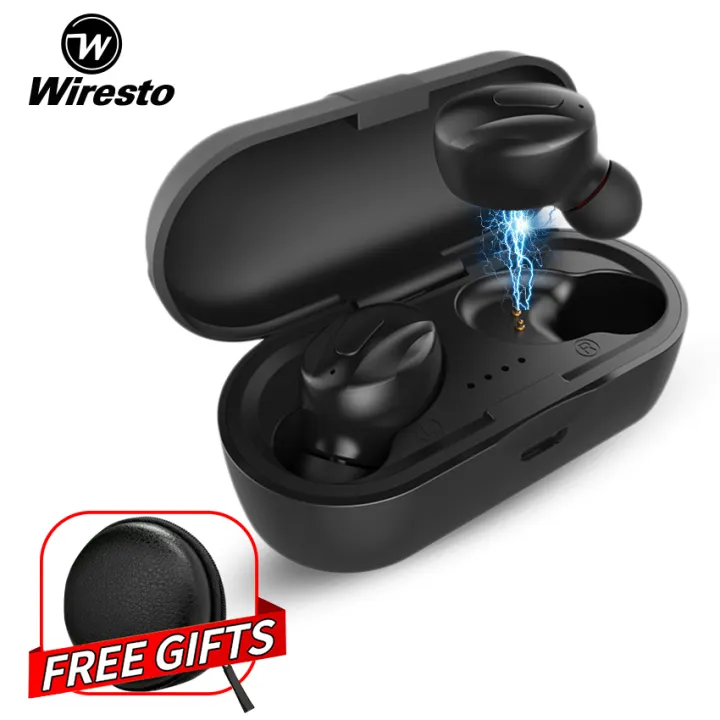 wiresto true wireless earbuds mini bluetooth earphone
