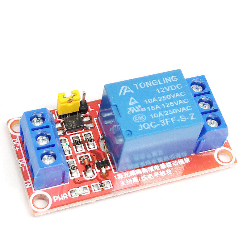 Relay Expansion Board 1 Road with Optocoupler 12V High and Low Trigger Relay Module