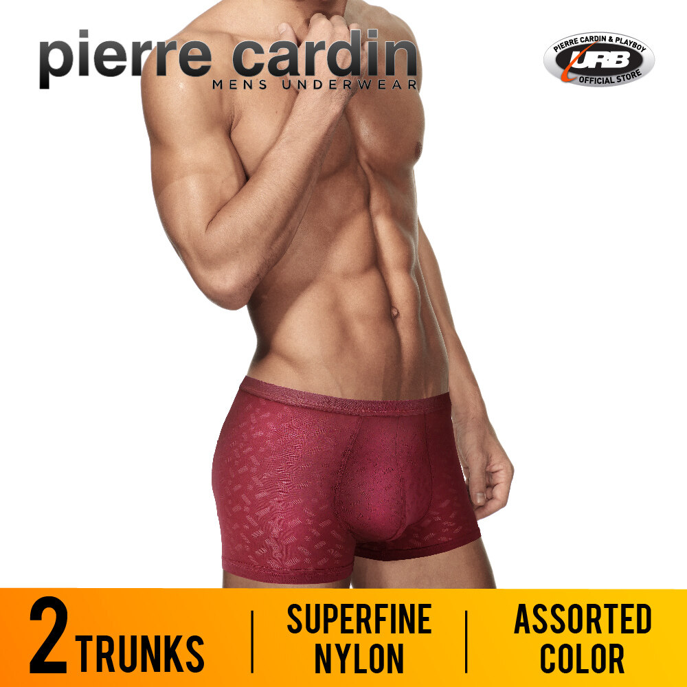 2 Pieces) Dri-Fit Microfiber Spandex Pierre Cardin Men's Trunk - PC4057-2S