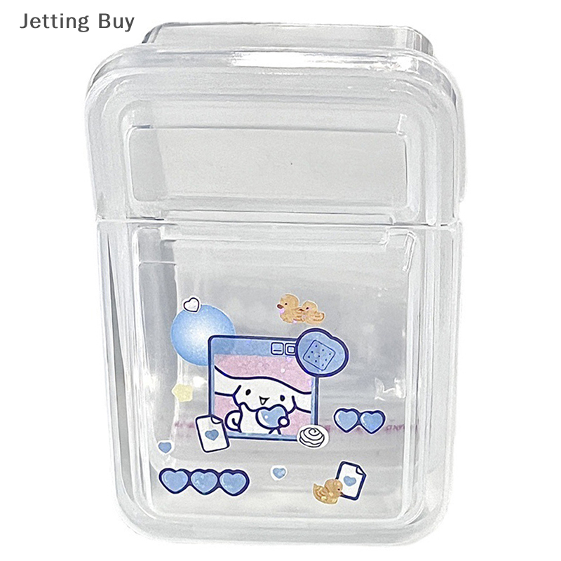 [Jettingbuy] Hộp đựng nhựa trong suốt hộp đựng đồ trang sức nhỏ gọn cửa hàng Hộp đựng có nắp phụ kiện hoàn thiện trang sức