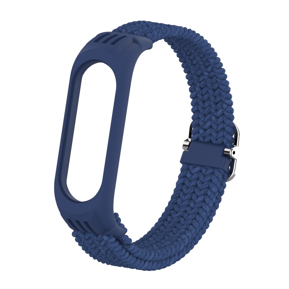 SinHGeY Strap For Xiaomi Mi Band 3 / 4 Mi band 5 / 6 Soft Nylon Fiber Strap Buckle Mi Sports Loop Replacement Wristband Smartwatches Accessories