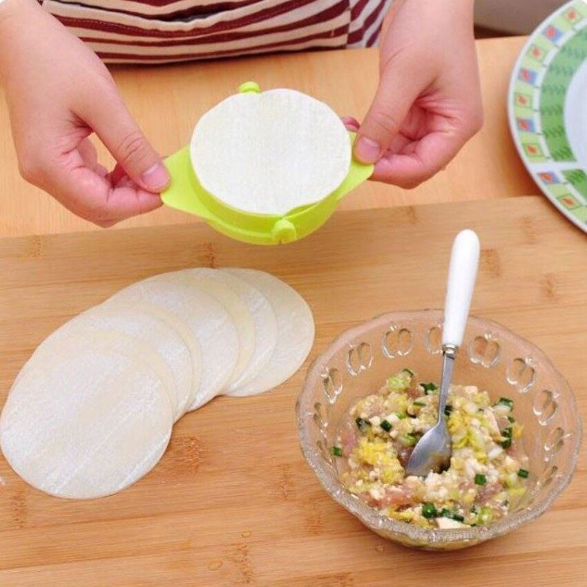 Khuôn Làm Bánh Bao Tự Làm Dụng Cụ Nhà Bếp Khuôn Ép Bánh Ngọt Thịt Dụng Cụ Nhà Bếp Dễ Dàng