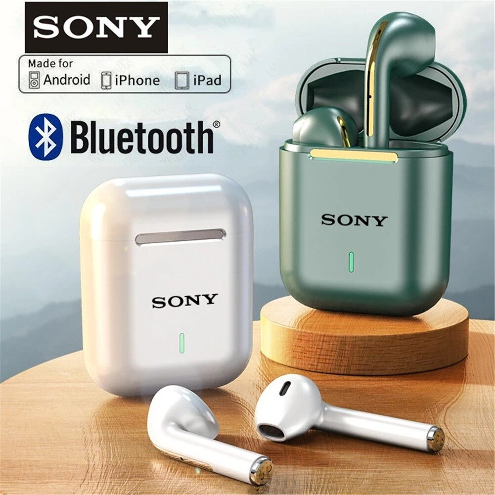 Sony Tai Nghe Nhét Tai Không Dây TWS J18 Tai Nghe Nhét Tai Airpods Bluetooth 5.0 Tai Nghe Âm Thanh Nổi Bật Lên Cảm Ứng Tai Nghe HIFI