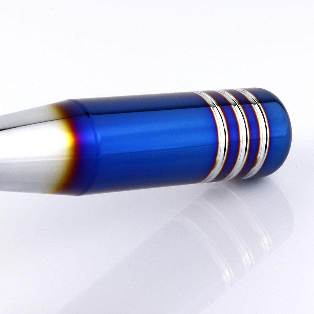 Đa Năng NOS Bị Cháy Xanh Dương Nhôm Bánh Răng Chuyển Dịch Núm Sang Số LEVER Đầu 13 Cm Cho Xe Hơi Tự Động Thân Cây