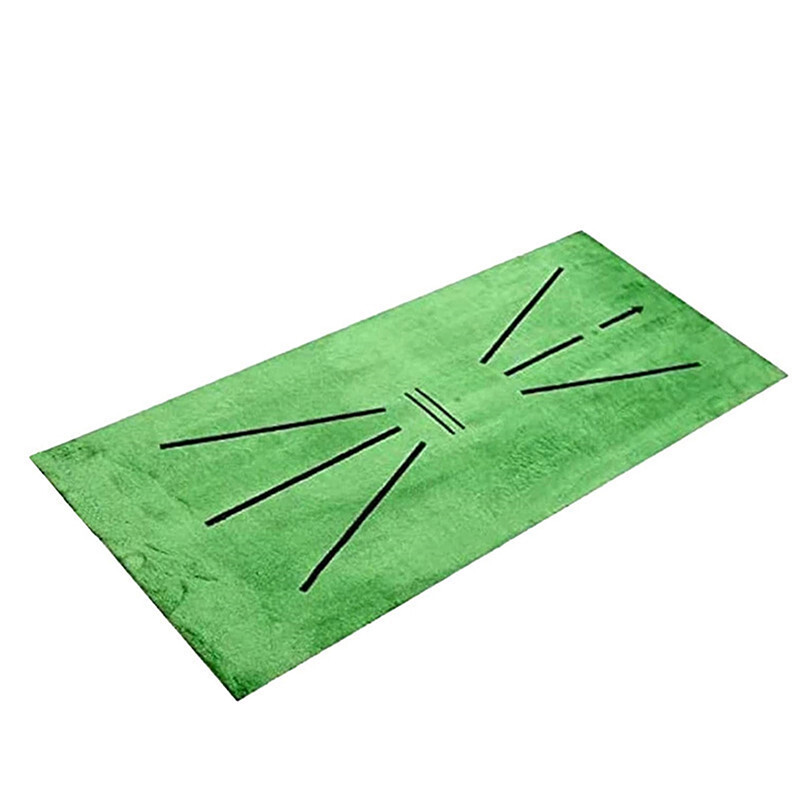 Sanba Foldable Golf Hitting Mat Swing Training Aid Portable Golf Practice Training Mat